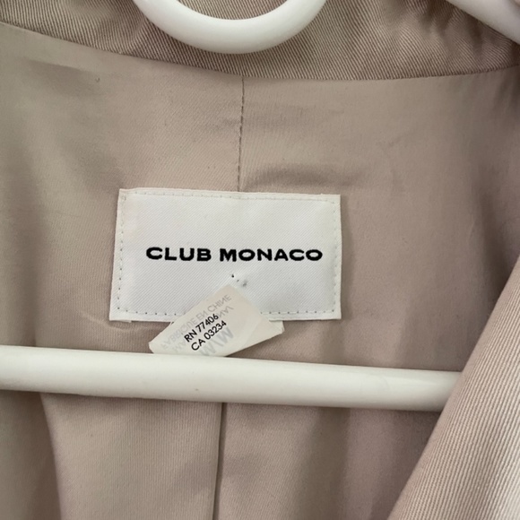 Club Monaco Trench Coat - Picture 3 of 5